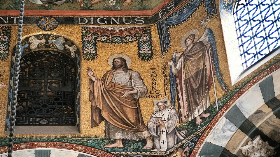 Aachen Aachener Dom mit Pfalzkapelle Karls des Großen — erstes deutsches UNESCO-Welterbe